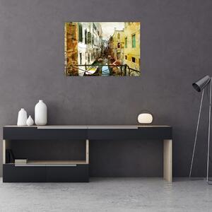 Tablou - Strada din Veneția (70x50 cm)