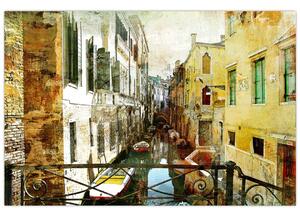 Tablou - Strada din Veneția (90x60 cm)
