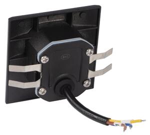 Kanlux 39142 - Aplică LED pentru trepte EXIN cu senzor, 2,5W/230V, 4000K, IP65, negru pătrat