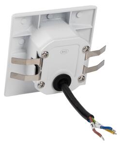 Kanlux 39141 - Lampă LED pentru trepte EXIN cu senzor, 2,5W/230V 4000K IP65, alb pătrat