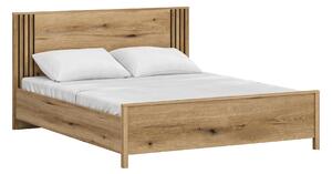 Pat matrimonial 160 cm Hemos (stejar evoke) . 1116858