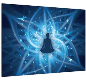Tablou pe sticlă - Energie spirituală (70x50 cm)