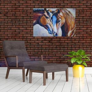 Tablou - Caii îndrăgostiți (90x60 cm)
