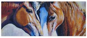 Tablou - Caii îndrăgostiți (120x50 cm)