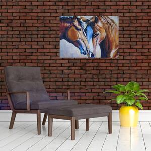 Tablou - Caii îndrăgostiți (70x50 cm)