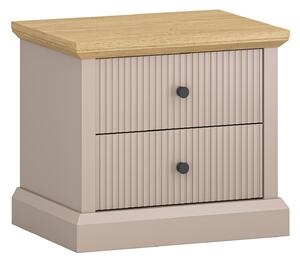 Noptieră Indices (taupe + stejar pietros) . 1116878