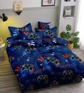 Lenjerie de pat din microfibra Culoare albastra, DUALSENSE Dimensiune lenjerie de pat: 70 x 80 cm | 140 x 200 cm