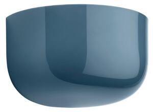 FLOS Lampa de perete pentru exterior cu LED Bellhop Wall Up, gri-albastru, IP44, reglabil, Albastru, Plastic, Modern