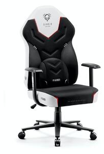 Scaun De Gaming Din Material Diablo X-Gamer: SNOW WHITE Diablochairs Y7-5ZX6-32R5
