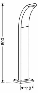 Lampă LED de exterior Brilagi ARCELO LED/9W/230V 80 cm IP44