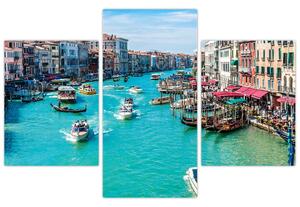 Tablou - Canalul Grande, Veneția, Italia (90x60 cm)