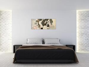 Tablou - Cubismul (120x50 cm)