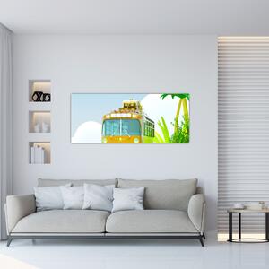 Tablou - Excursie tropicală (120x50 cm)