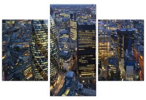 Tablou - Panorama de seară a Londrei (90x60 cm)