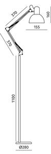 Brilagi - Lampă de podea flexibilă TASKER 1xE27/60W/230V 184 cm bej