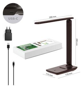 Brilagi-LED Lampă de masă cu intensitate reglabilă MODO LED/7W/230V 3000/4000/6500K maro