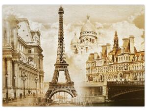 Tablou - Monumente din Paris (70x50 cm)