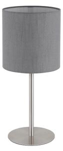 Globo 21440G - Lampă de masă BENSON 1xE27/40W/230V gri