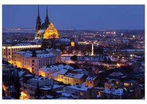 Tablou - Catedrala Sf. Peter și Paul, Brno, Republica Cehă (90x60 cm)