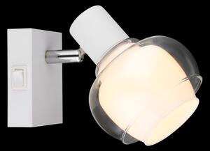 Globo 54309-1W - Aplica spot de perete TOKKI 1xE14/40W/230V albă