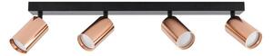 Immax 08303L - Lampă spot PUNTO 4xGU10/9W/230V aur roz