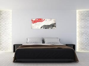 Tablou - Zebre (120x50 cm)