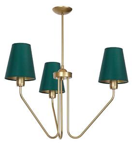 Lustră pe tijă VICTORIA 3xE27/60W/230V verde