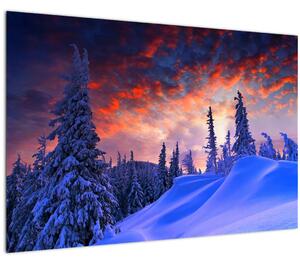 Tablou - Amurg dev iarnă (90x60 cm)