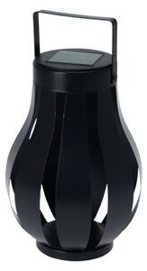 Lampă solară pentru grădină, cu LED,15x20 cm, metalică, culoare negru