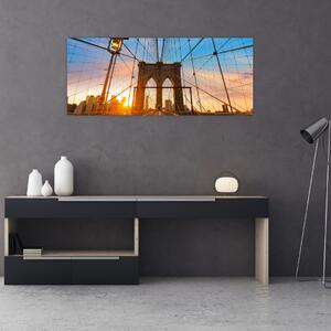 Tablou - Podul Brooklyn, Manhattan, New York (120x50 cm)