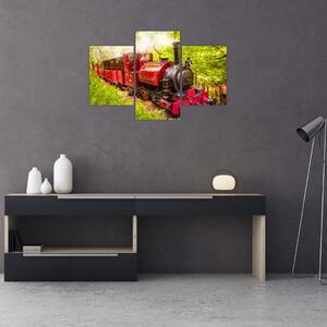 Tablou - Tren cu aburi (90x60 cm)
