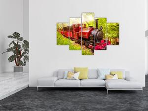 Tablou - Tren cu aburi (150x105 cm)