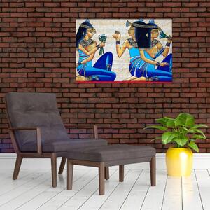 Tablou - Picturi egiptene (90x60 cm)