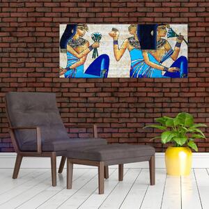 Tablou - Picturi egiptene (120x50 cm)