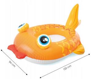Șezlong gonflabil pentru copii cu motiv de pește