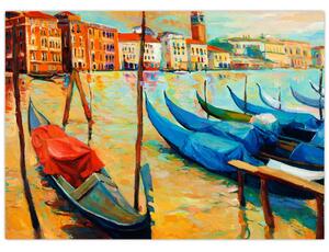 Tablou - Port în Veneția (70x50 cm)