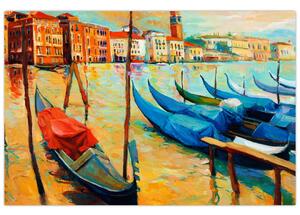 Tablou - Port în Veneția (90x60 cm)