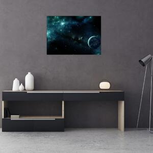 Tablou - Viața în spațiu (70x50 cm)