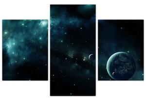 Tablou - Viața în spațiu (90x60 cm)