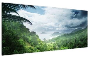 Tablou -Jungla din Seychelles (120x50 cm)