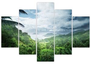 Tablou -Jungla din Seychelles (150x105 cm)