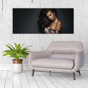 Tablou - Portretul unei femei seducătoare (120x50 cm)