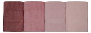 Set 4 prosoape haaus Rainbow, Pudra, 100% bumbac, 70 x 140 cm