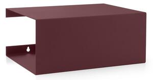 Raft burgundy etajat din oțel 35 cm – ReCollector