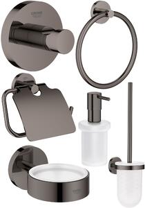 Set perie de toaletă Grohe Essentials 40374A01, suport pentru hârtie igienică Grohe Essentials 40367A01, 40369A01, 40365A01, 40394A01, 40364A01