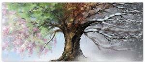Tablou - Arborele celor patru anotimpuri (120x50 cm)