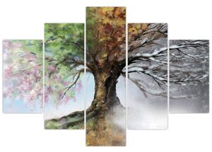 Tablou - Arborele celor patru anotimpuri (150x105 cm)