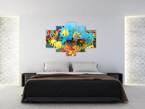 Tablou - Recif de corali colorat (150x105 cm)