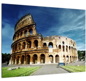 Tablou pe sticlă - Colosseum din Roma, Italia (70x50 cm)