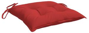 Perne de scaun, 4 buc., roșu, 50x50x7 cm, textil oxford